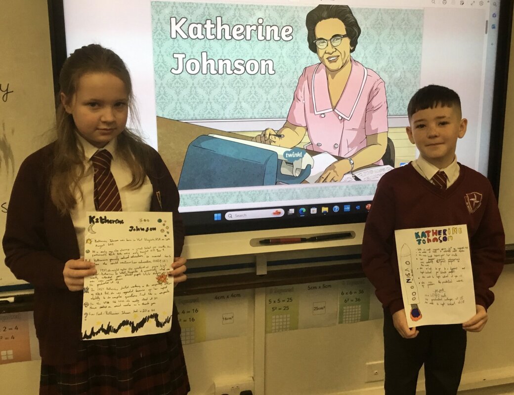 Image of Year 5 Learn about Katherine Johnson