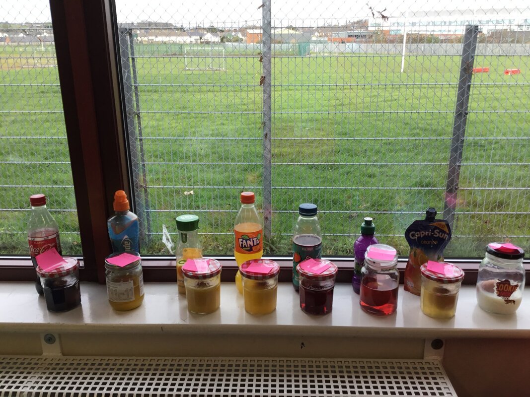 Image of Y4 science experiment