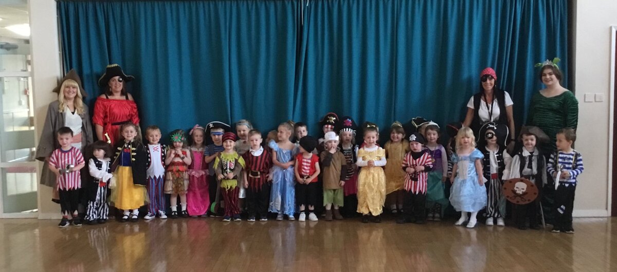 Image of Pirate and Princess day in Nursery