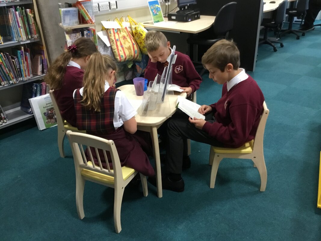 Image of Y5 library visit 17.9.19