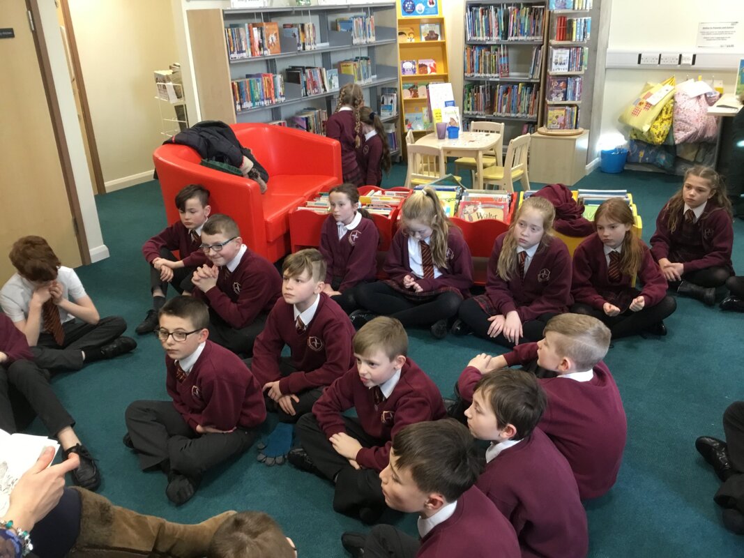 Image of Egremont library visit