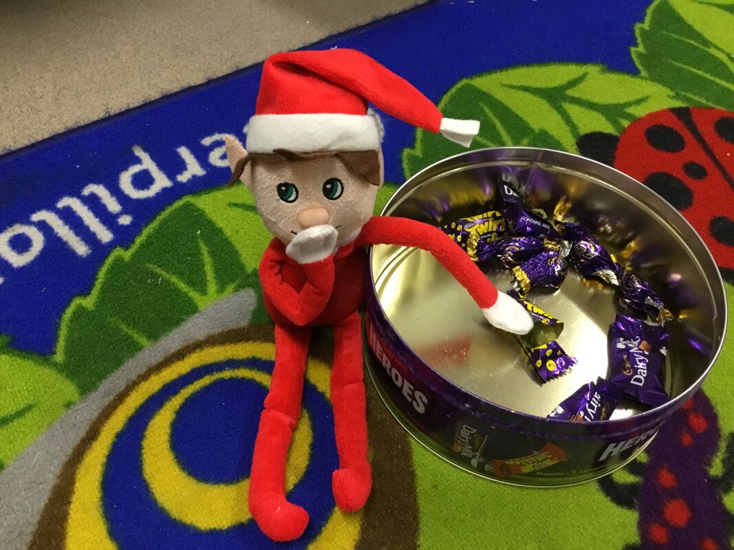 Image of The Elf ate all the chocolate 