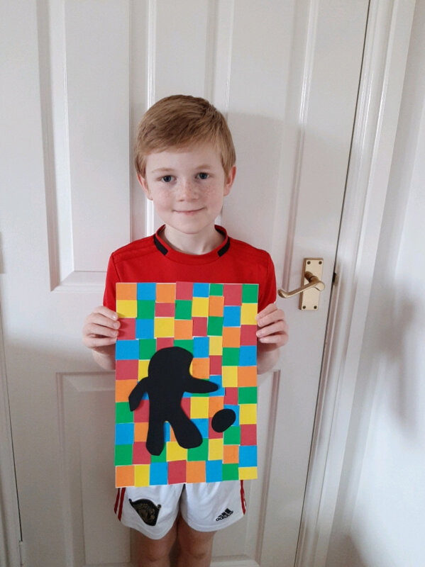 Image of Home learning: Sporty art