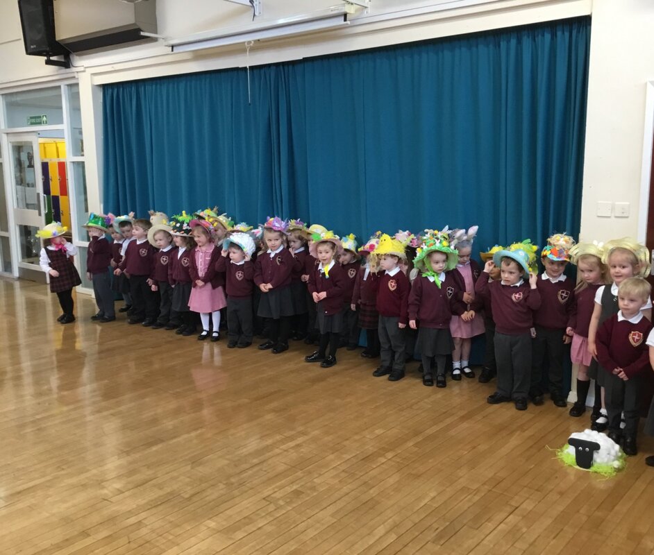 Image of Nursery’s Easter bonnet parade