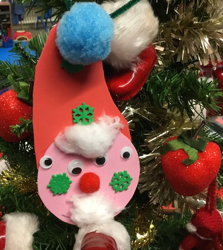 Image of Nursery’s Christmas tree decorations 