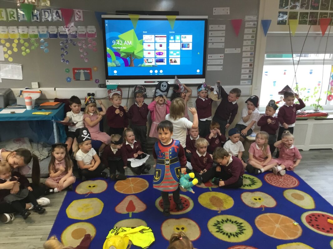 Image of Nursery Pirate hat Show and Tell 