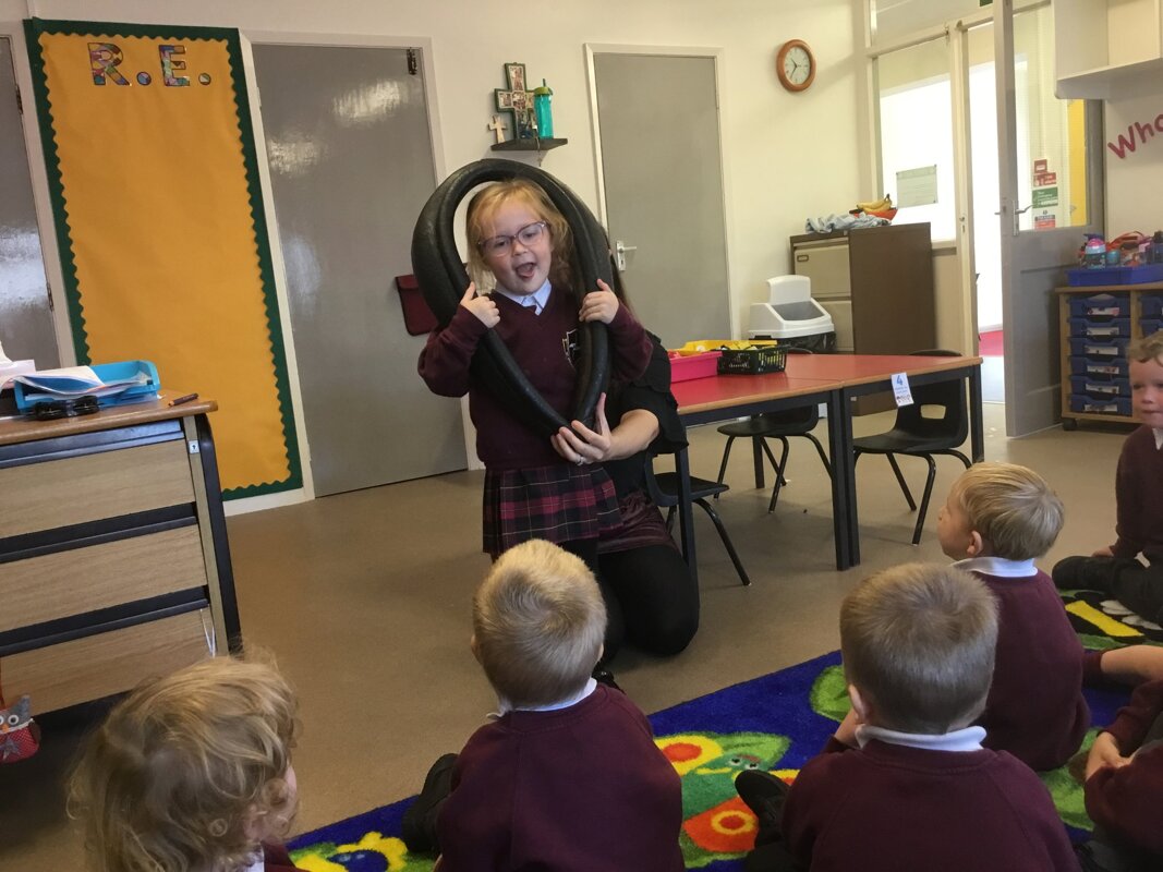 Image of Nursery and Reception learning about Crab Fair