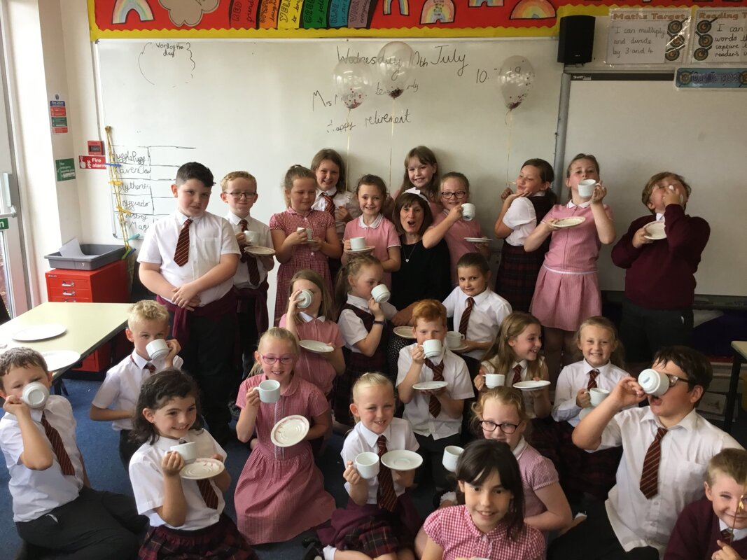 Image of Year 3 Surprise Tea Party for Mrs Moran