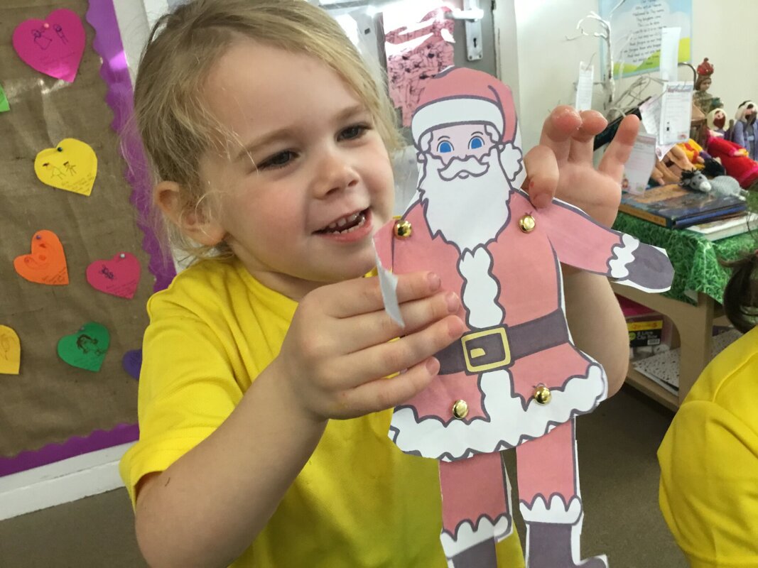Image of Christmas crafting in Reception 