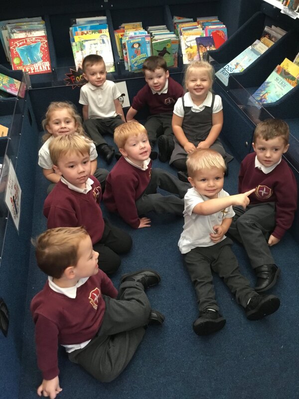 Image of Nursery visit to the Library Bus
