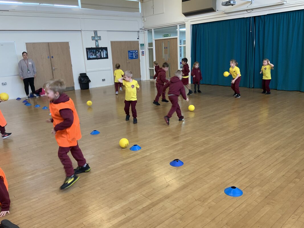 Image of Dodgeball in Reception