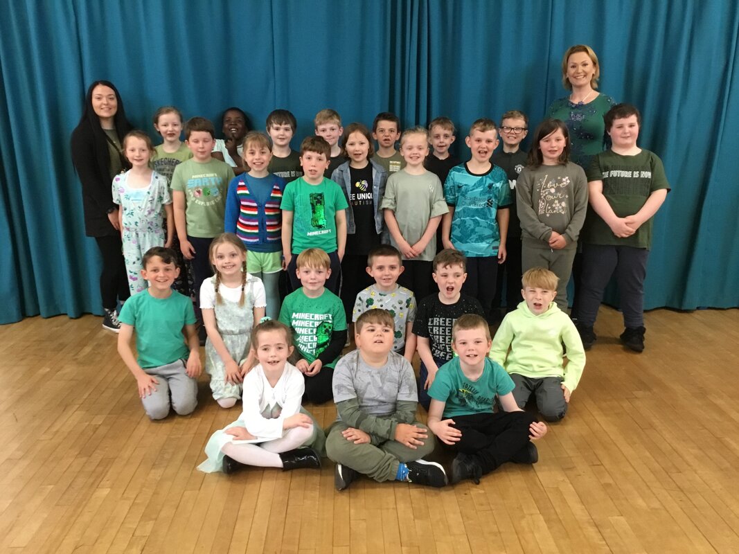Image of Year 3 Wear Green For Mental Health Awareness Week