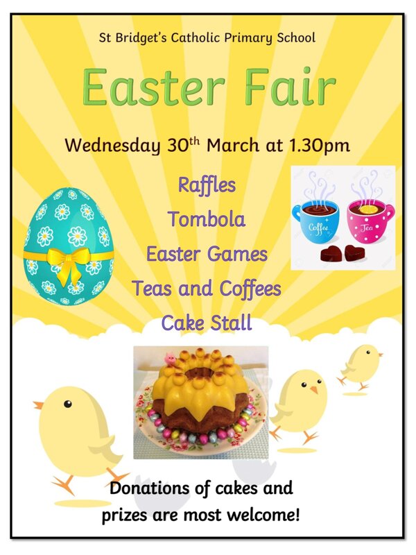 Image of Easter Fair - Wednesday 30th March at 1:30pm 