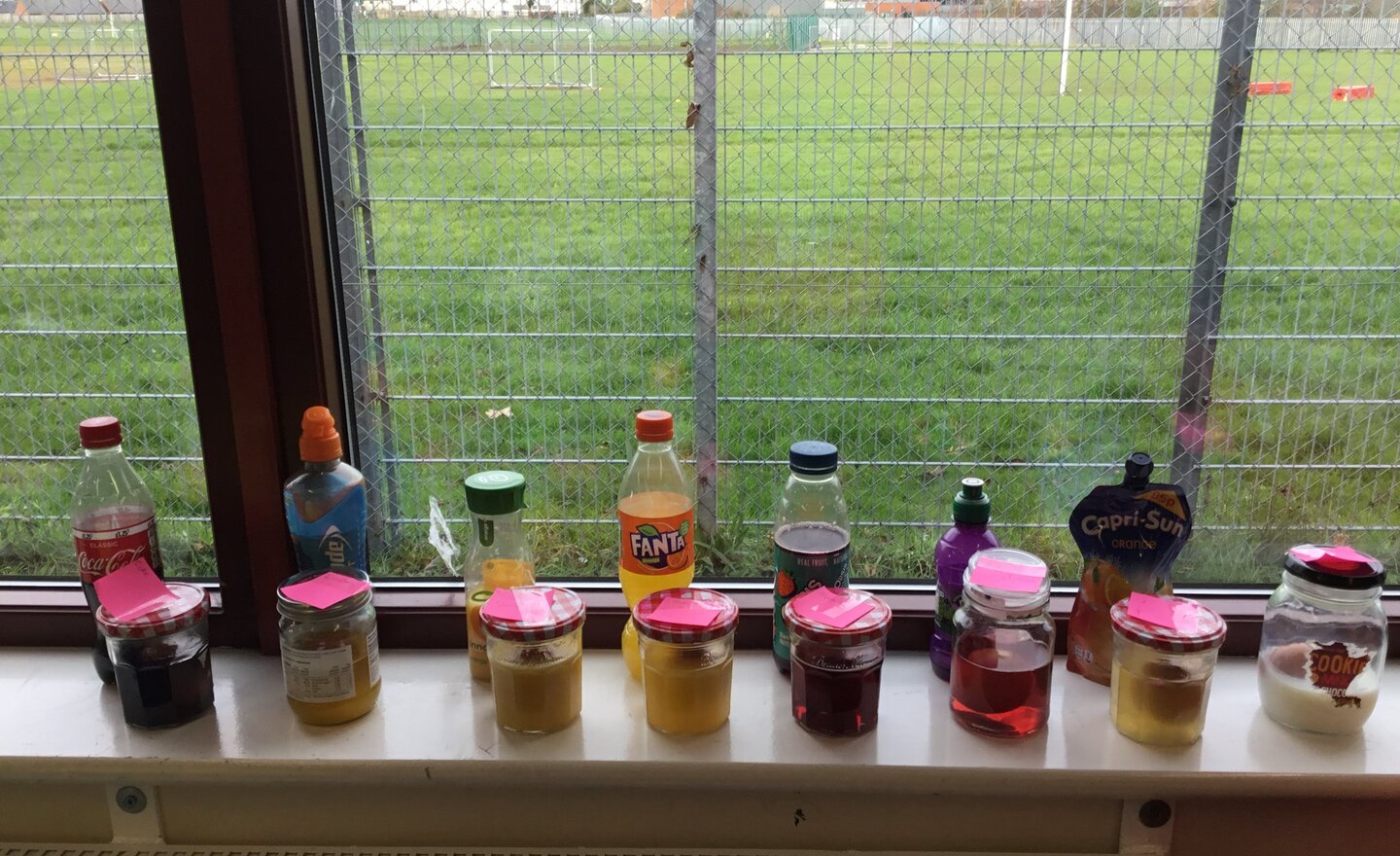 Image of Y4 science experiment