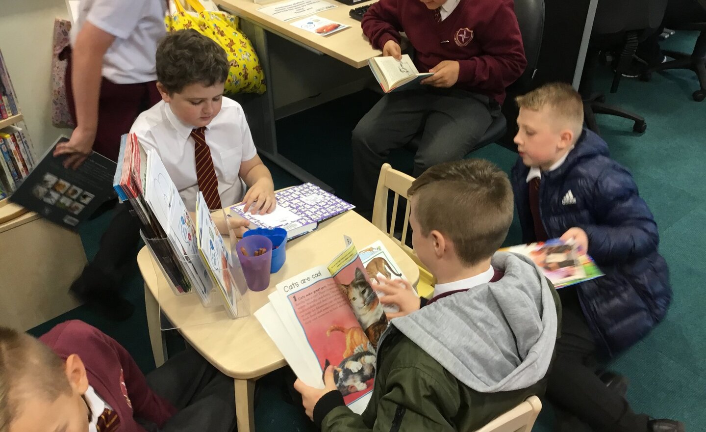 Image of Y6 Library Visit