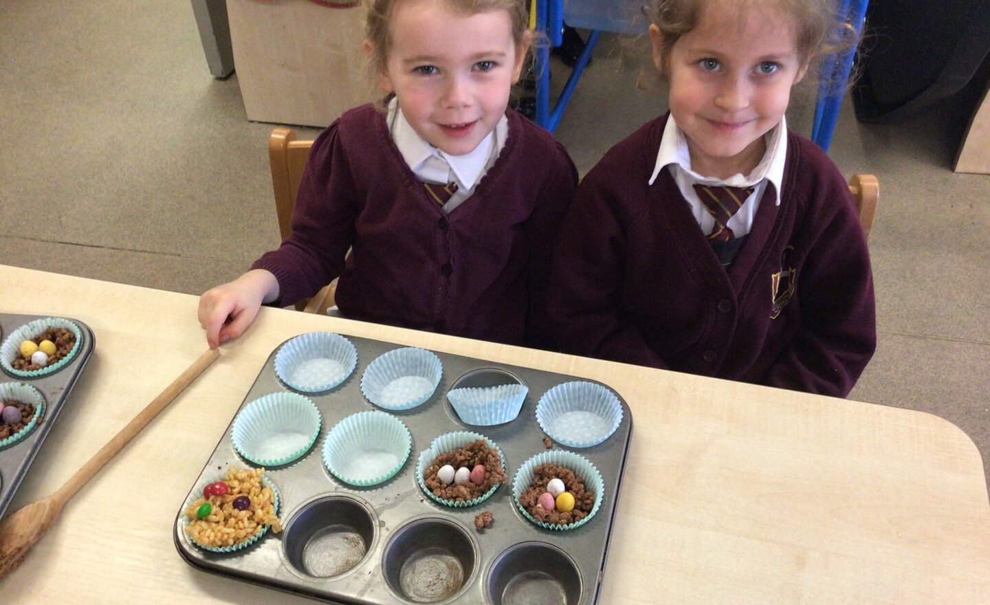 Image of Easter Nests in Reception