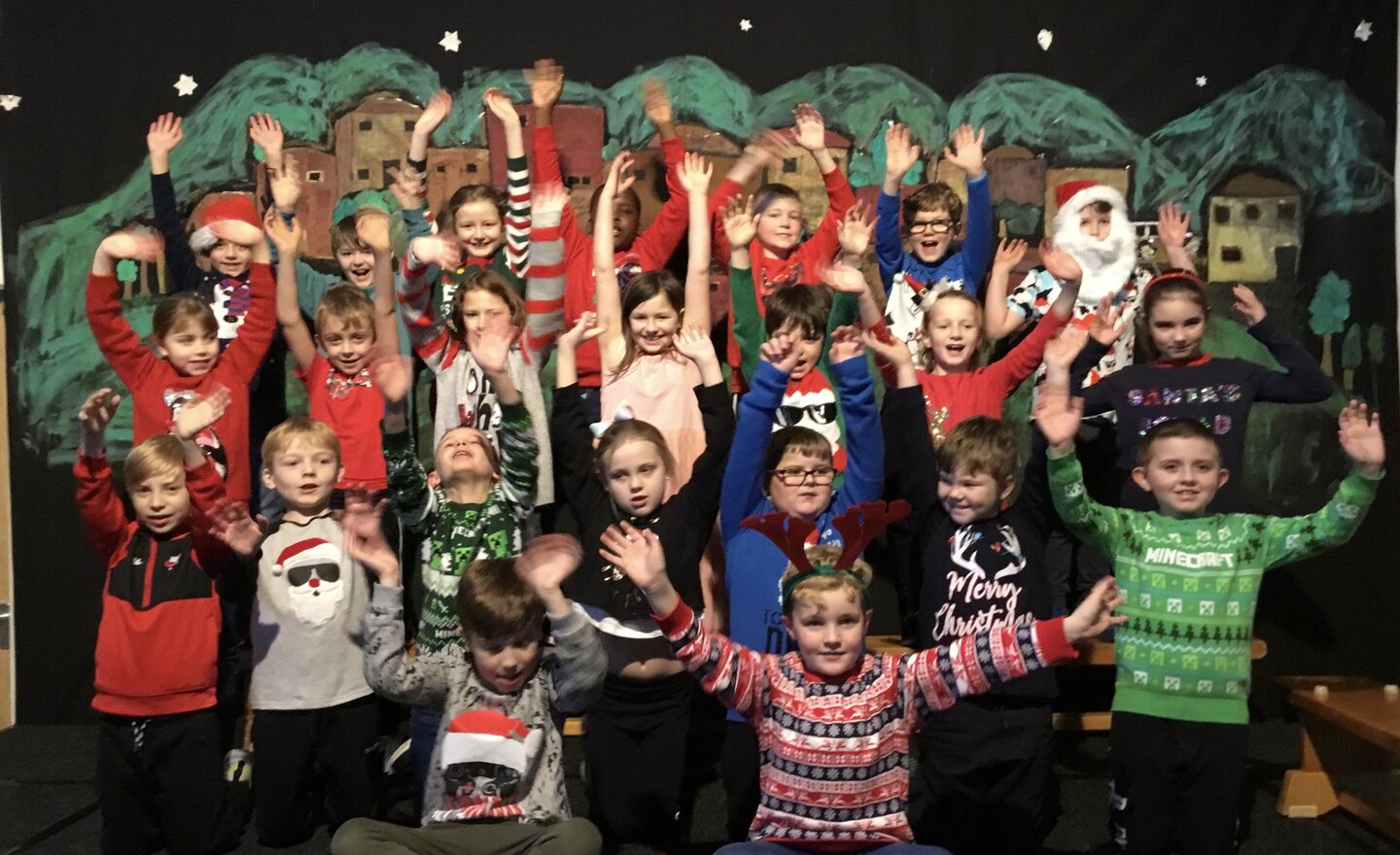 Image of Year 4 Christmas Jumper Day 2021
