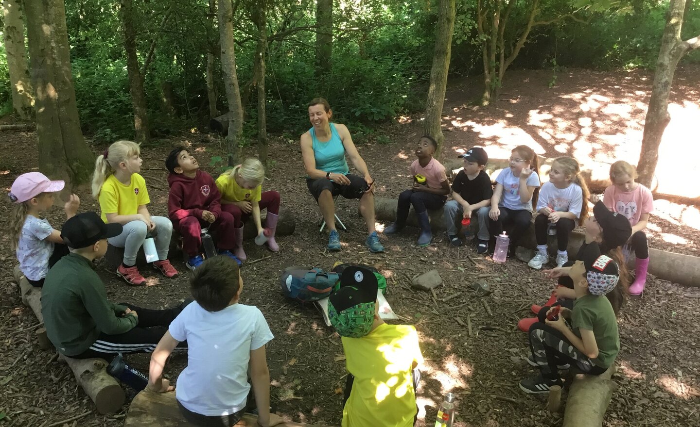 Image of Year 2 at Forest School