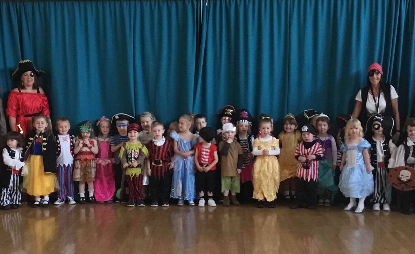 Image of Pirate and Princess day in Nursery