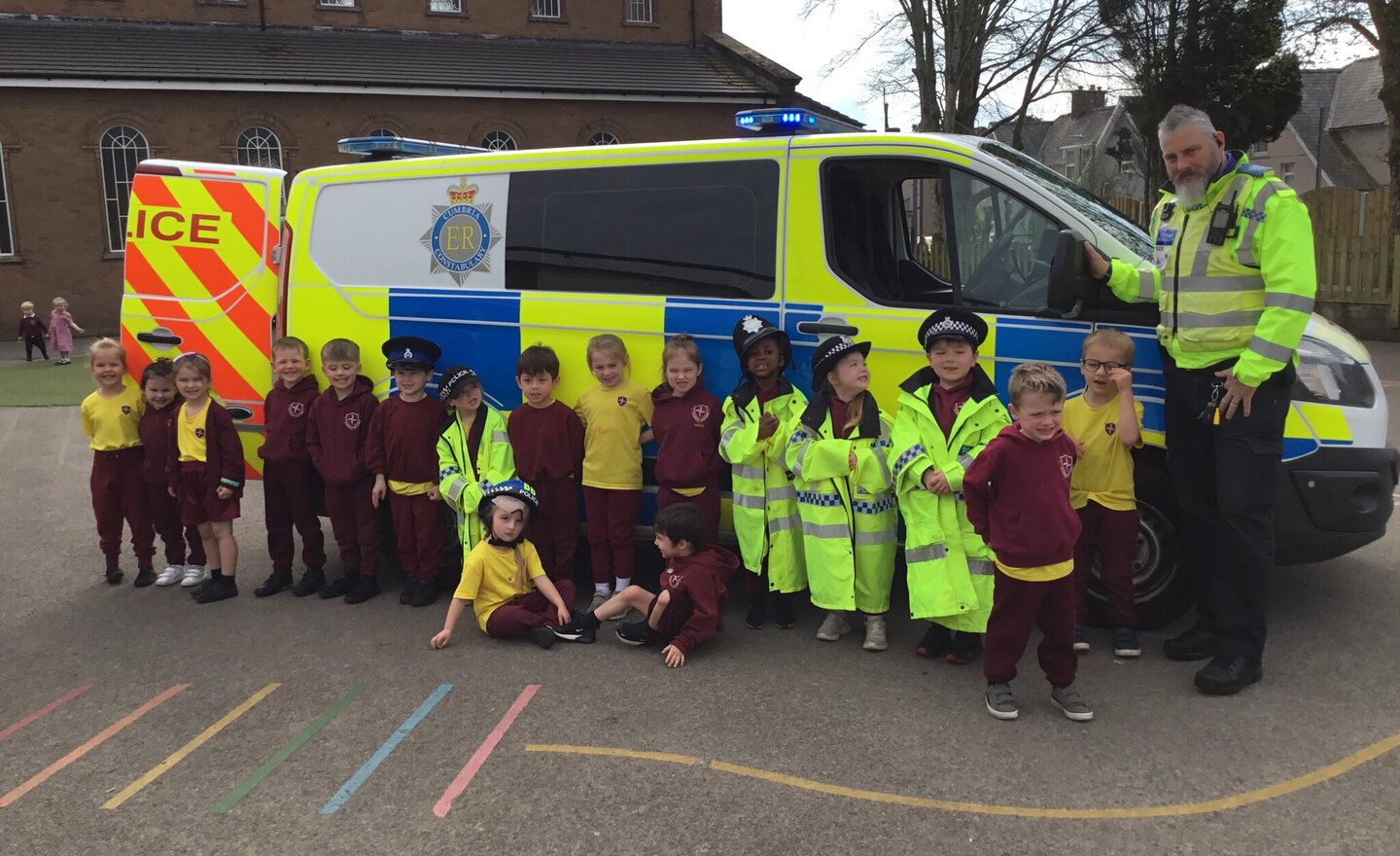 Image of Reception visit from the police 