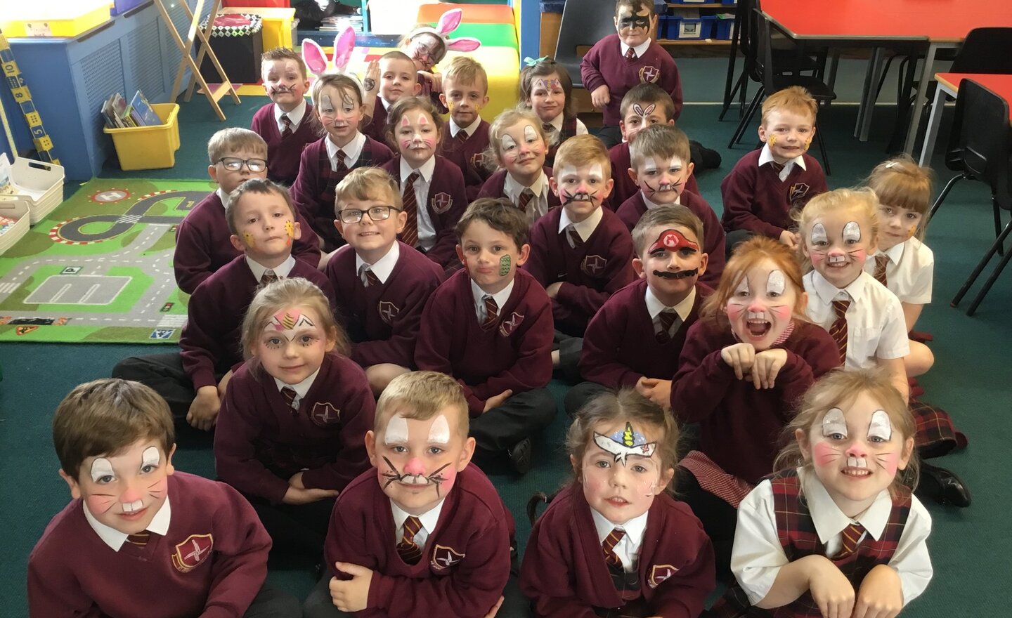 Image of Year One face painting 