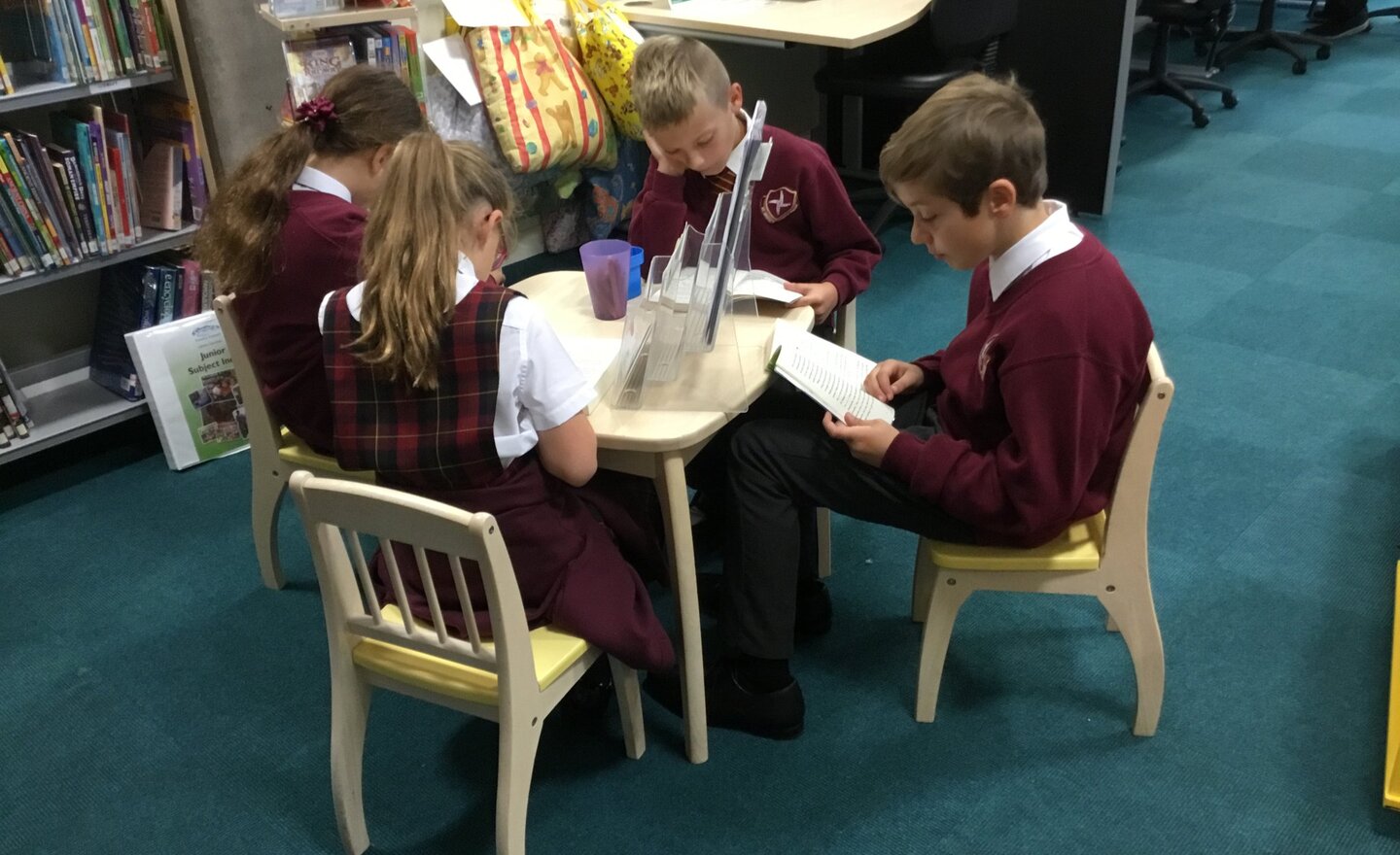Image of Y5 library visit 17.9.19