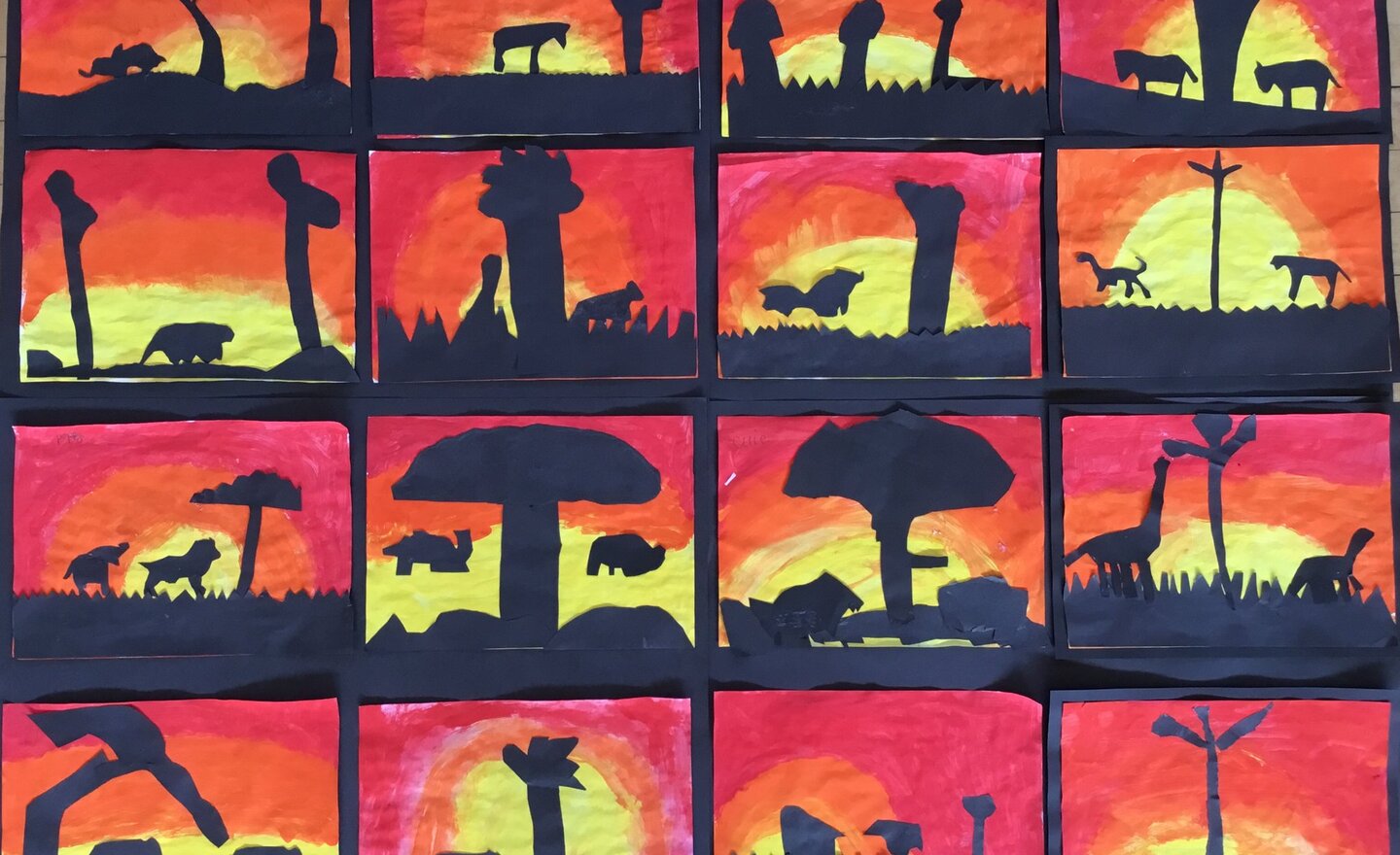 Image of Year 2 African Silhouettes 