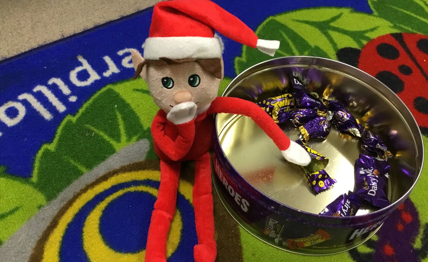 Image of The Elf ate all the chocolate 