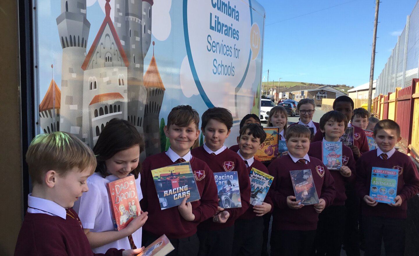 Image of Year 5 Visit the Book Bus