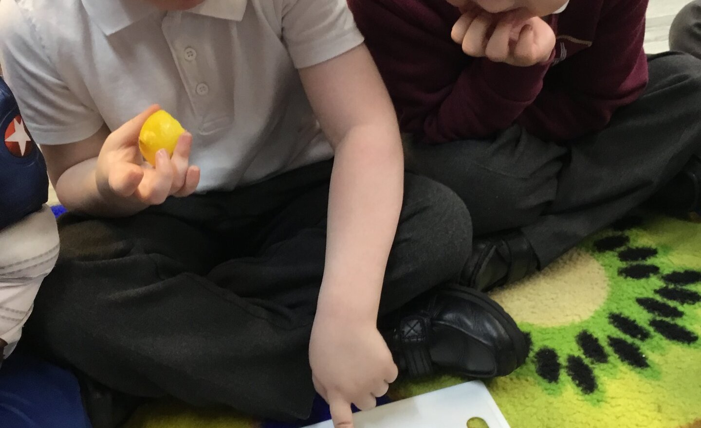 Image of Using our senses in Nursery 
