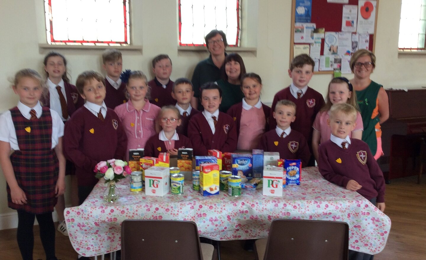 Image of School Council visits the Food Bank