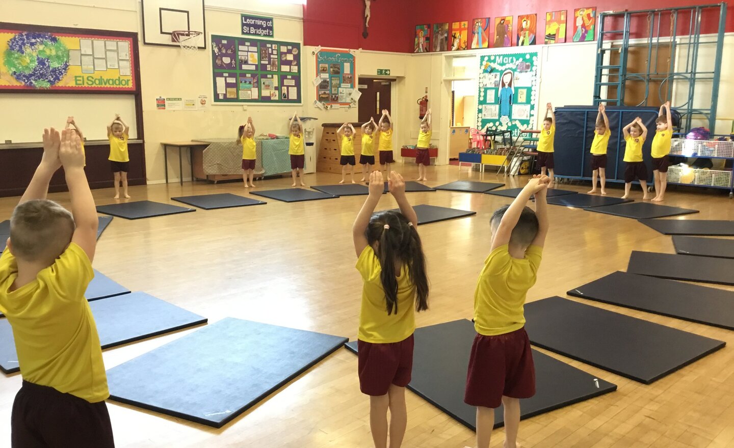 Image of First gymnastics session