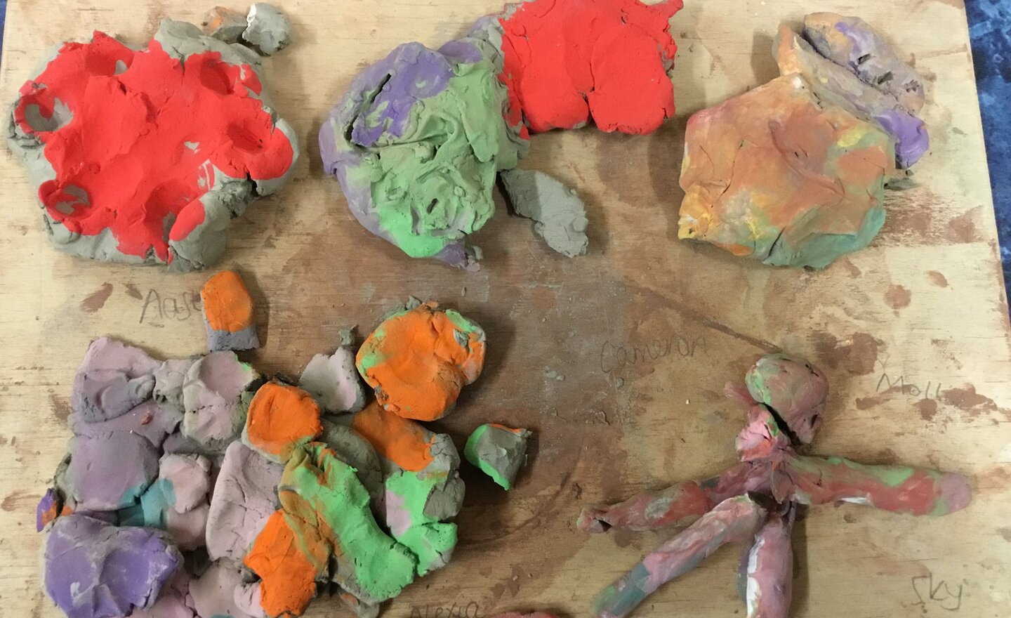 Image of Our clay aliens