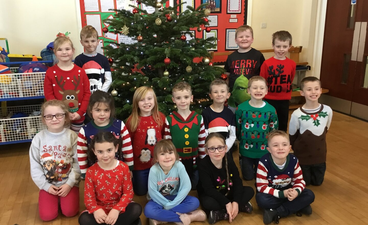 Image of Year 2 Christmas Jumper Day