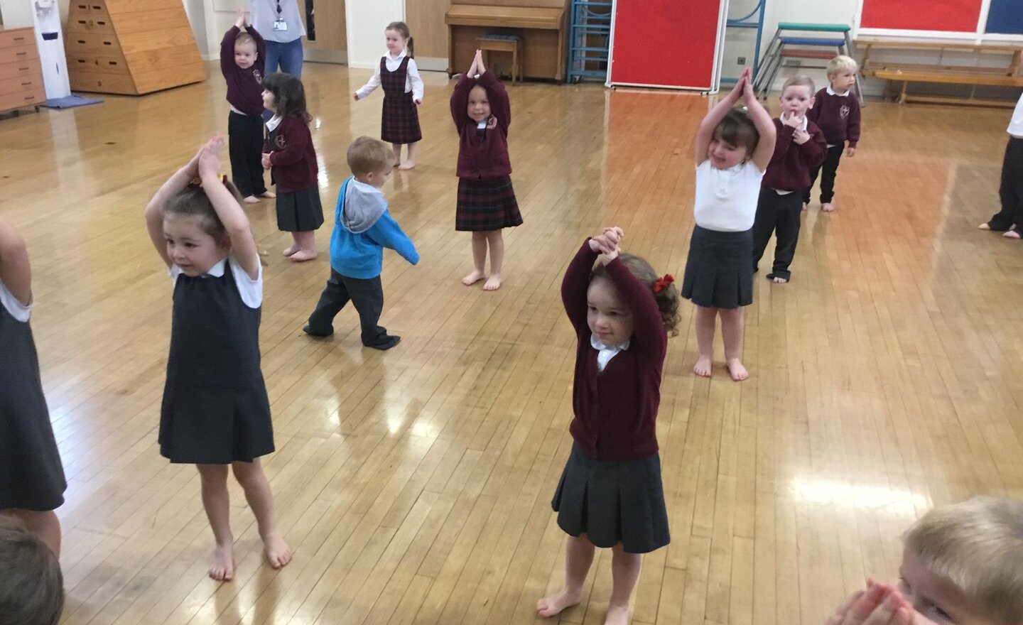 Image of Nursery’s first PE session