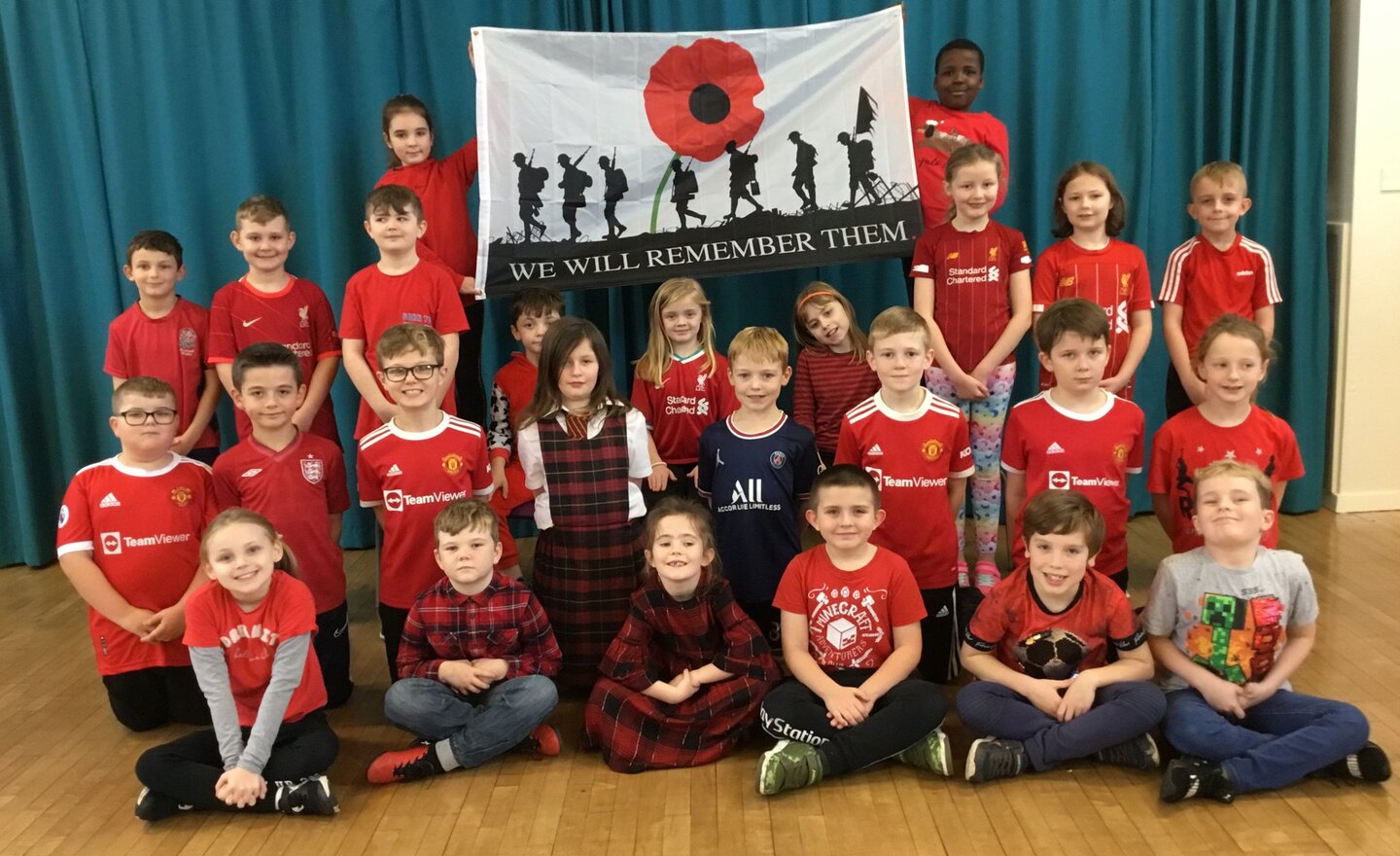 Image of Year 4 Commemorate Remembrance Day 2021