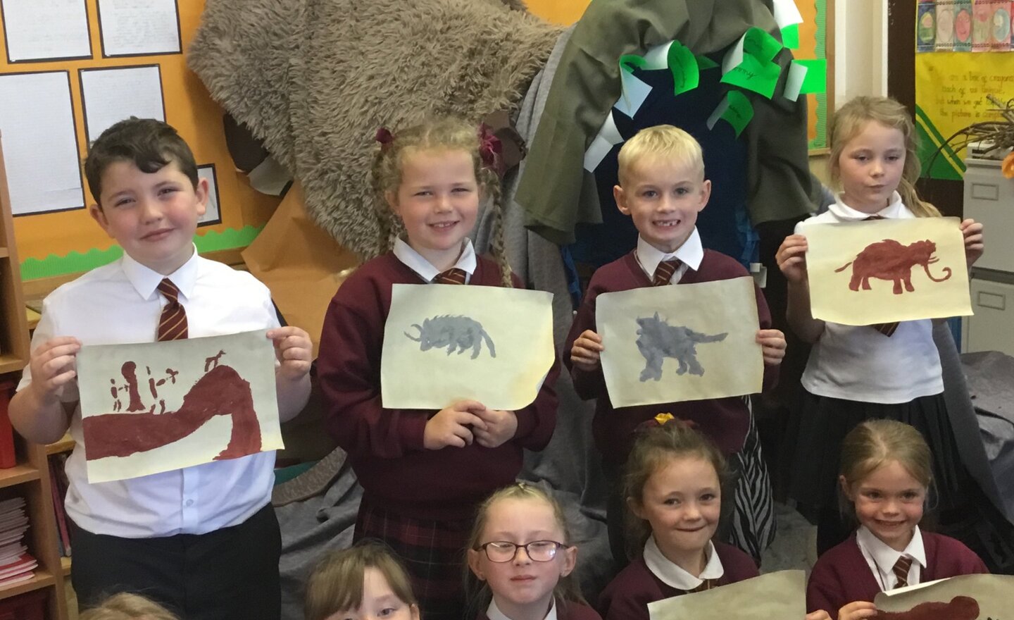 Image of Year 3 Stone Age Cave Painting