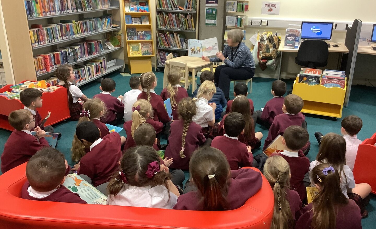 Image of Year 2 Library Visit