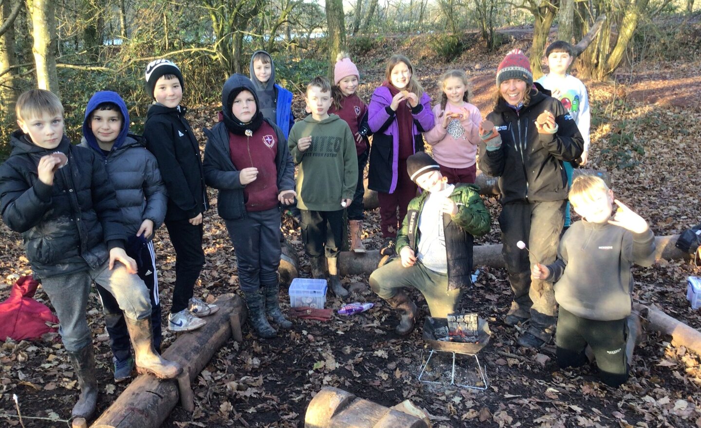 Image of S'mores at Forest School 