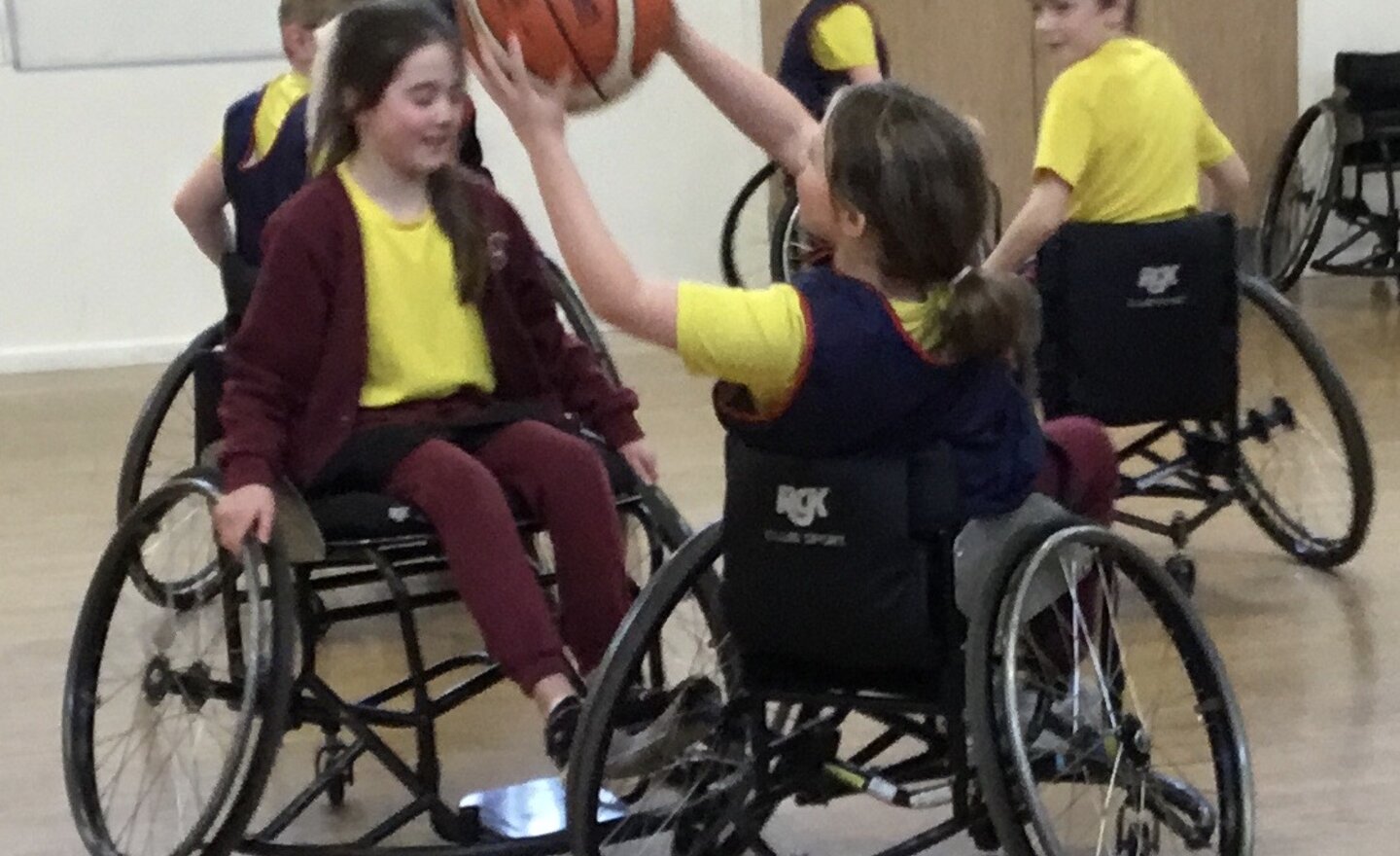 Image of Wheelchair Basket Ball Year 5