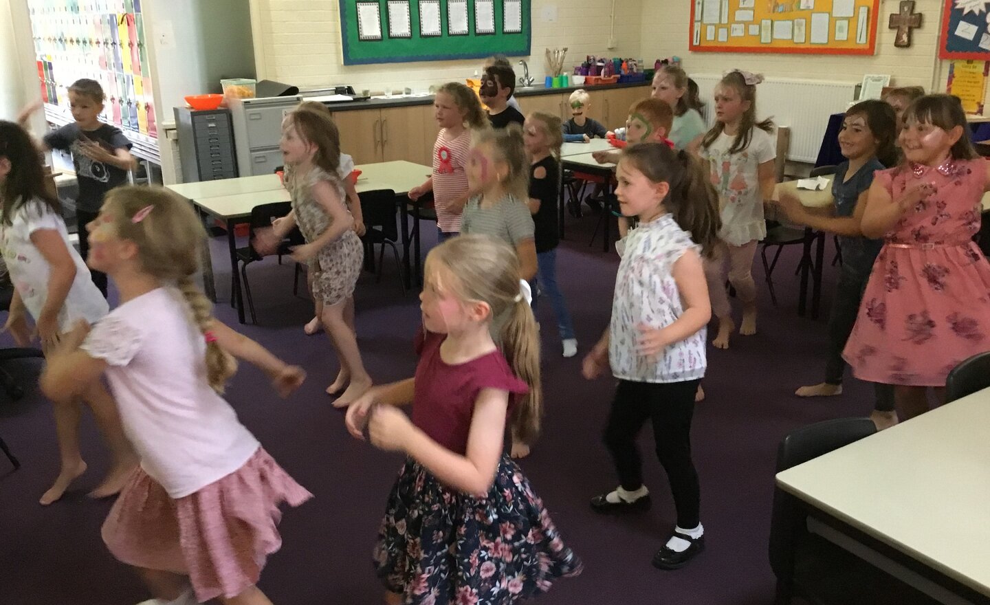 Image of Year 2 African Dancing
