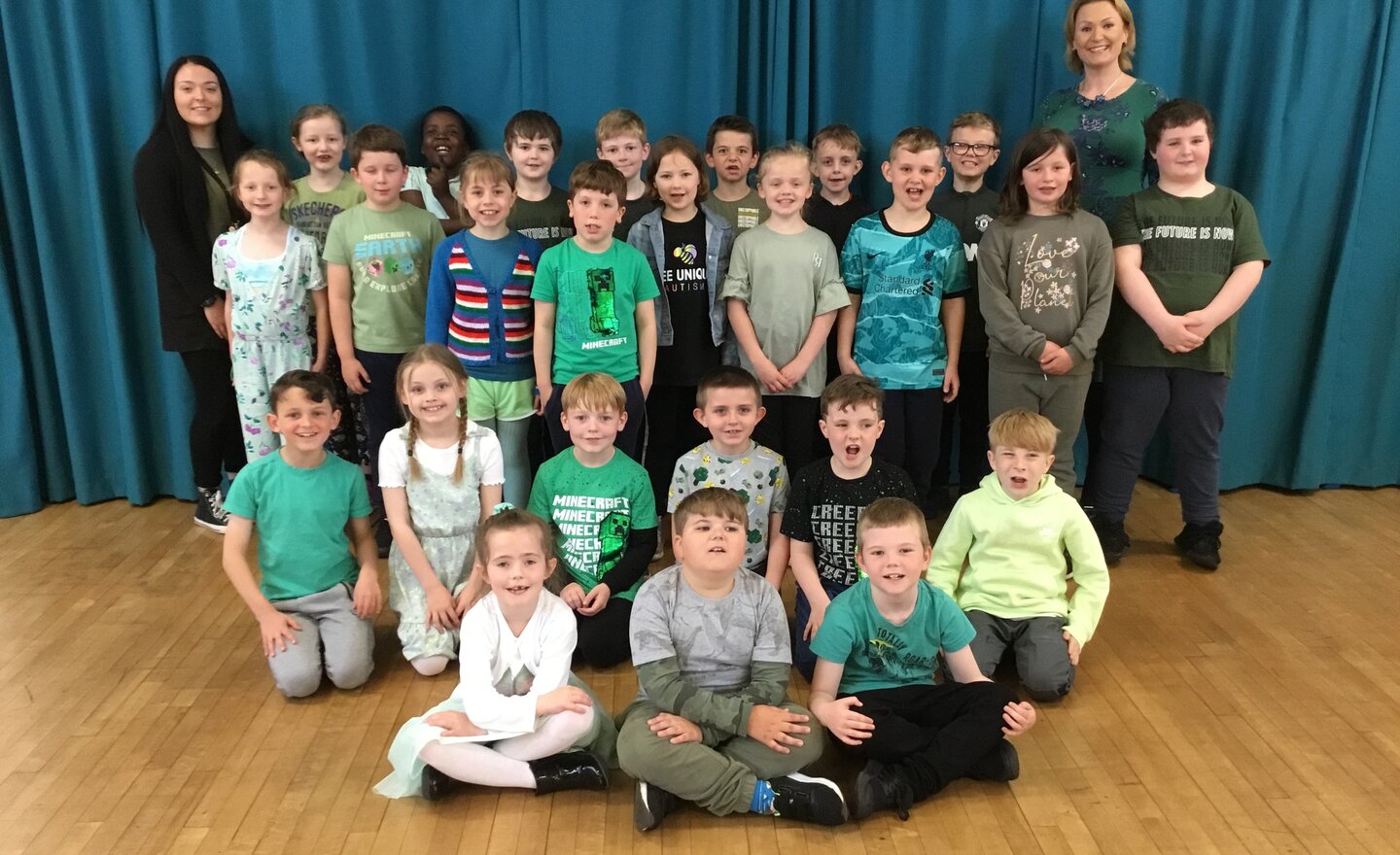Image of Year 3 Wear Green For Mental Health Awareness Week